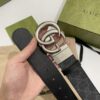 GUCCI GG MARMONT REVERSIBLE BELT BLACK GG SUPREME - AB029