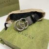 GUCCI GG MARMONT REVERSIBLE BELT BLACK GG SUPREME - AB029