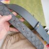 GUCCI GG MARMONT REVERSIBLE BELT GREY AND BLACK GG SUPREME - AB012