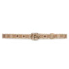 GUCCI GG MARMONT THIN BELT BEIGE AND EBONY ORIGINAL GG CANVAS - AB022