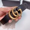 GUCCI GG MARMONT THIN BELT BLACK LEATHER - AB011