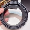 GUCCI GG MARMONT THIN BELT BLACK LEATHER - AB011