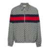 GUCCI GG PRINT COTTON JACKET BLUE - CA001