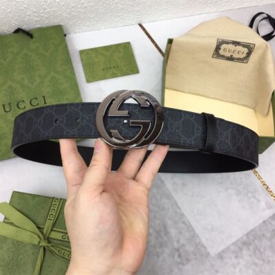 GUCCI GG SUPREME BELT WITH G BUCKLE GG SUPREME - AB002