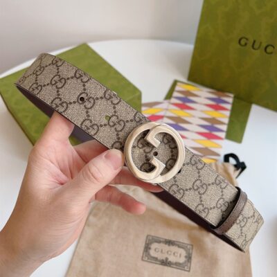 GUCCI INTERLOCKING G SUPREME BELT - AB028