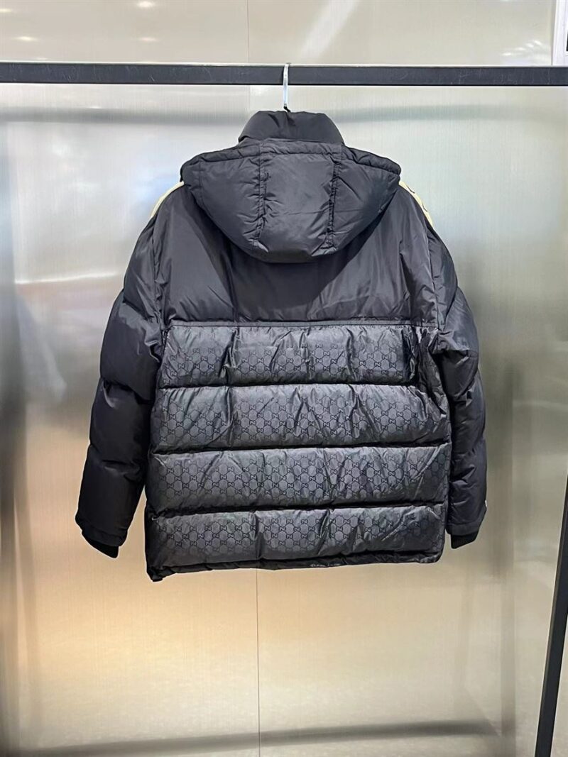 GUCCI JACQUARD NYLON PADDED COAT - CA026