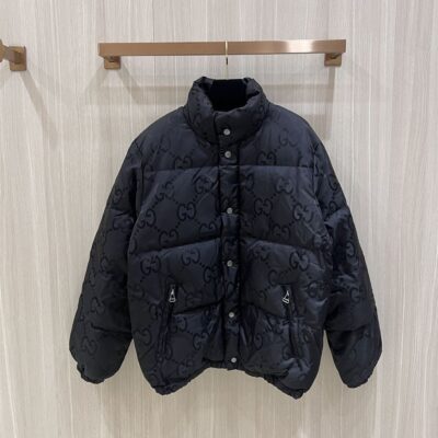 GUCCI JUMBO GG CANVAS DOWN JACKET - CA003