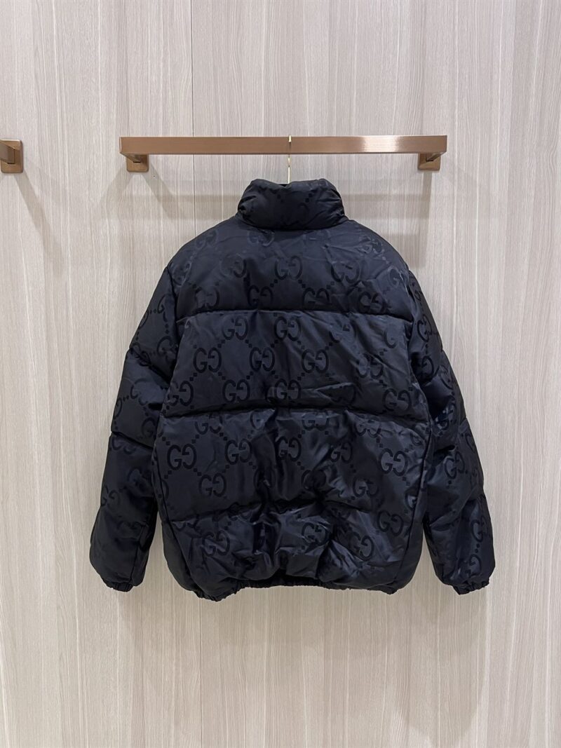 GUCCI JUMBO GG CANVAS DOWN JACKET - CA003