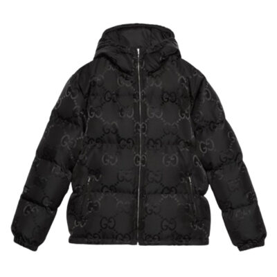 GUCCI JUMBO GG CANVAS JACKET BLACK - CA011