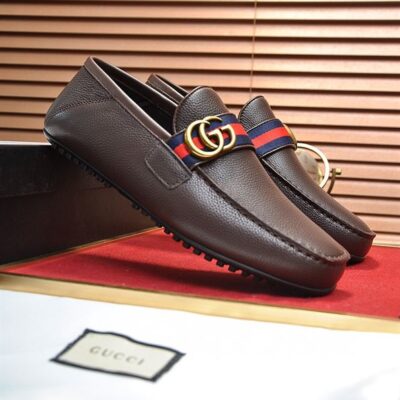 GUCCI LOAFER WITH DOUBLE G - IK050