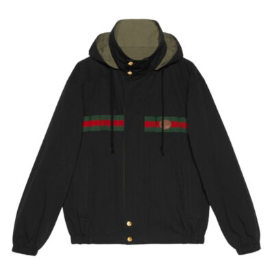 GUCCI REVERSIBLE COTTON NYLON JACKET - CA029