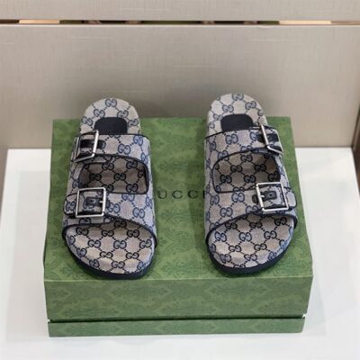 GUCCI SLIDE SANDAL WITH STRAPS - Q130