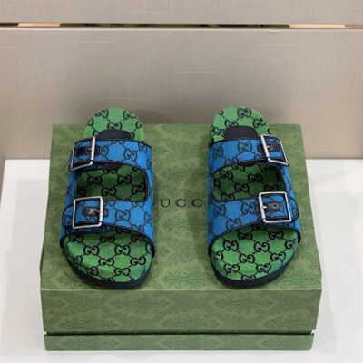 GUCCI SLIDE SANDAL WITH STRAPS - Q132