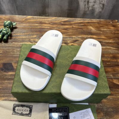 GUCCI WEB SLIDE SANDAL - Q102