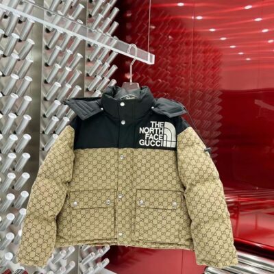 GUCCI X THE NORTH FACE GG PADDED SHORT JACKET - CA030