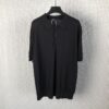 LOUIS VUITTON CASHMERE AND COTTON BLEN SHORT-SLEEVED POLO - V025