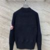 LOUIS VUITTON CONTRAST ACCENT PULLOVER SWEATER - J037