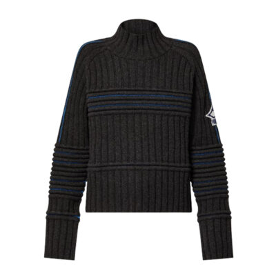 LOUIS VUITTON CONTRAST ACCENT PULLOVER SWEATER - J037