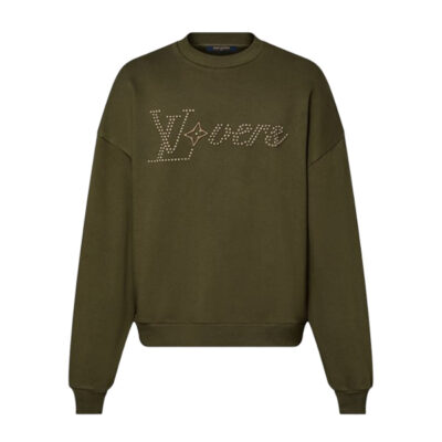 LOUIS VUITTON COTTON SIGNATURE CREWNECK - J017