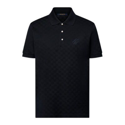 LOUIS VUITTON DAMIER COTTON PIQUE POLO - V017