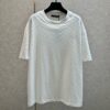 LOUIS VUITTON DAMIER COTTON PIQUE T-SHIRT WHITE - V019