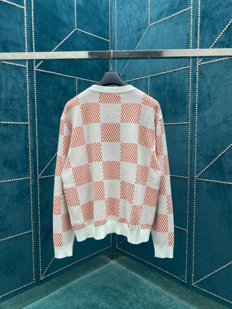 LOUIS VUITTON DAMIER JACQUARD COTTON PULLOVER - J016