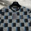 LOUIS VUITTON DAMIER SHORT-SLEEVED COTTON T-SHIRT - V046