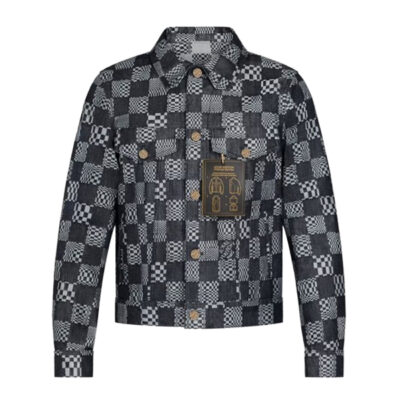 LOUIS VUITTON DISTORTED DAMIER DENIM JACKET - CC020