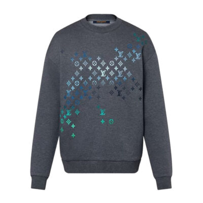 LOUIS VUITTON EMBROIDERED COTTON SWEATSHIRT - J014