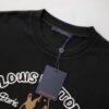 LOUIS VUITTON EMBROIDERED COTTON T-SHIRT - V055