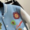 LOUIS VUITTON EMBROIDERED VARSITY BLOUSON - CC017