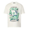 LOUIS VUITTON INTARSIA GRAPHIC COTTON T-SHIRT - V016