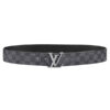 LOUIS VUITTON LV INITIALES 40MM REVERSIBLE BELT DAMIER GRAPHITE - AC015