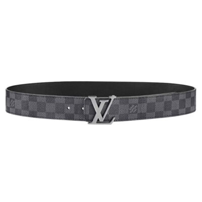 LOUIS VUITTON LV INITIALES 40MM REVERSIBLE BELT DAMIER GRAPHITE - AC015