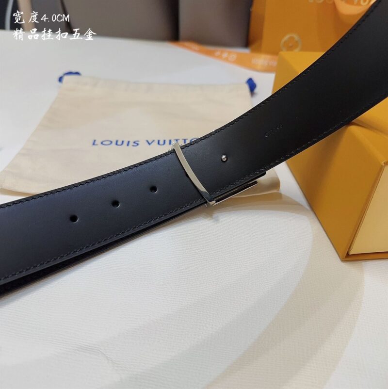 LOUIS VUITTON LV INITIALES 40MM REVERSIBLE BELT DAMIER GRAPHITE - AC015