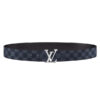 LOUIS VUITTON LV INITIALES 40MM REVERSIBLE BELT DAMIER GRAPHITE - AC018