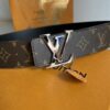 LOUIS VUITTON LV INITIALES 40MM REVERSIBLE BELT MONOGRAM MACASSAR - AC009