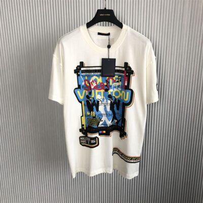 LOUIS VUITTON LV JAZZ FLYERS SHORT-SLEEVED T-SHIRT - V076