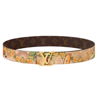 LOUIS VUITTON LV TAG 40MM REVERSIBLE BELT BEIGE - AC001