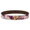 LOUIS VUITTON LV TAG 40MM REVERSIBLE BELT VIOLET - AC002