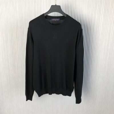 LOUIS VUITTON LVSE LV EMBOSSED CREWNECK - J043