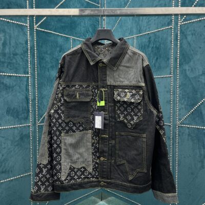 LOUIS VUITTON MONOGRAM CRAZY DENIM WORKWEAR JACKET - CC019