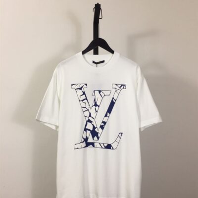 LOUIS VUITTON SHORT-SLEEVED COTTON CREWNECK - V024