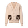 LOUIS VUITTON WOOL MONOGRAM CARDIGAN - J049