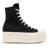 RICK OWENS DRKSHDW DOUBLE BUMPER COTTON SNEAKERS - DY019