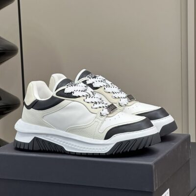 VERSACE ODISSEA SNEAKERS WHITE BLACK - UH001