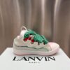 LANVIN CURB SNEAKERS GREEN PINK BEIGE - PT009