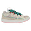 LANVIN CURB SNEAKERS GREEN PINK BEIGE - PT009