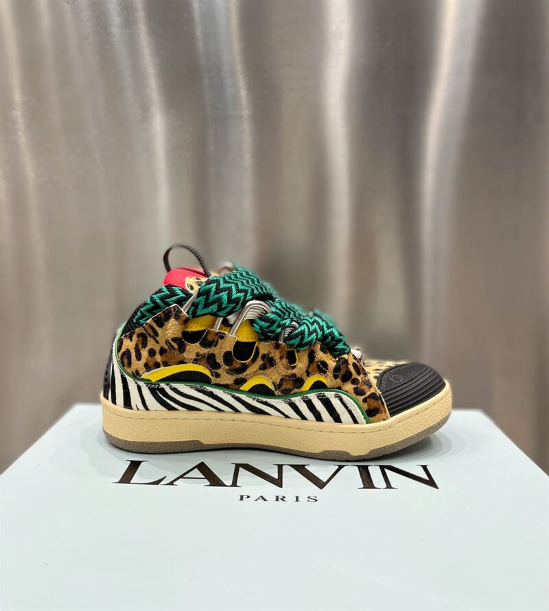 LANVIN CURB SNEAKERS LEOPARD PRINT - PT020