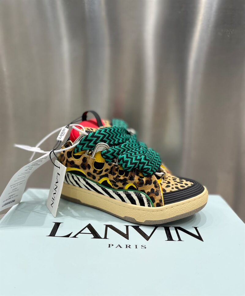 LANVIN CURB SNEAKERS LEOPARD PRINT - PT020